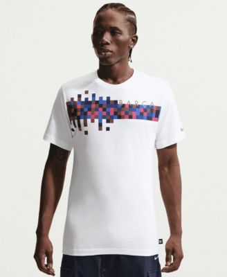 Мужская белая футболка Nike Barcelona Barca