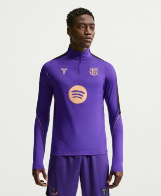 Nike Men's Purple Barcelona 2026/27 Away Strike Drill Dri-FIT Quarter-Zip Top