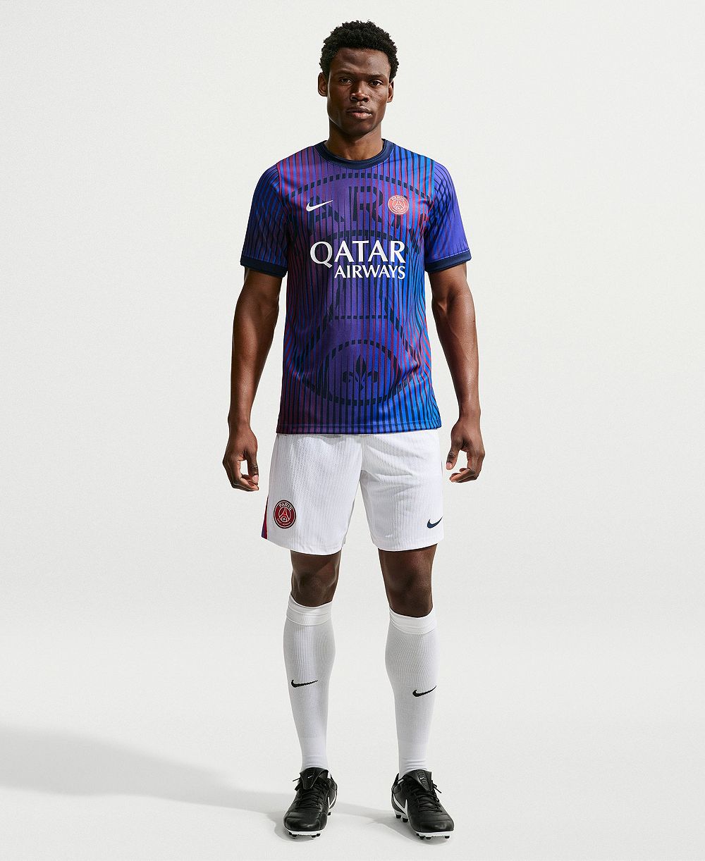 Мужская игровая футболка Nike Paris Saint-Germain 2026/27 Away Dri-FIT, темно-синяя