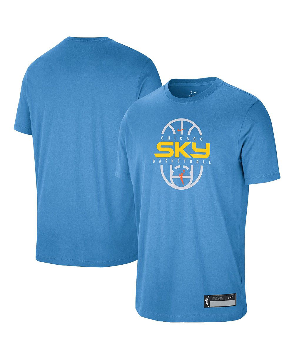 Nike Men's and Women's Sky Blue Chicago Sky 2026 On-Court Authentic Practice Premium T-Shirt