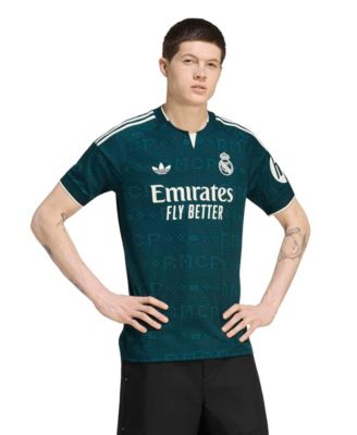 Мужская зеленая выездная реплика джерси Реал Мадрид 2026/27 от adidas