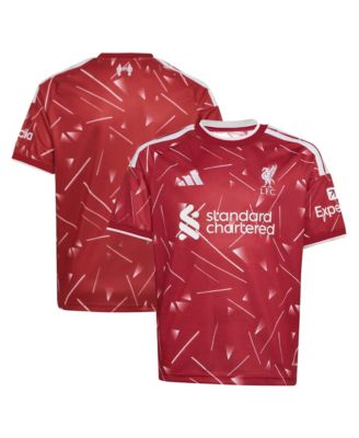 Детская игровая футболка Adidas Liverpool 2026/27 Home Replica, красная