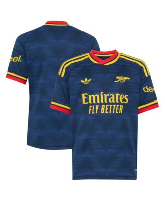 Adidas реплика выездной формы Arsenal 2026/27 для мальчиков и девочек, темно-синяя