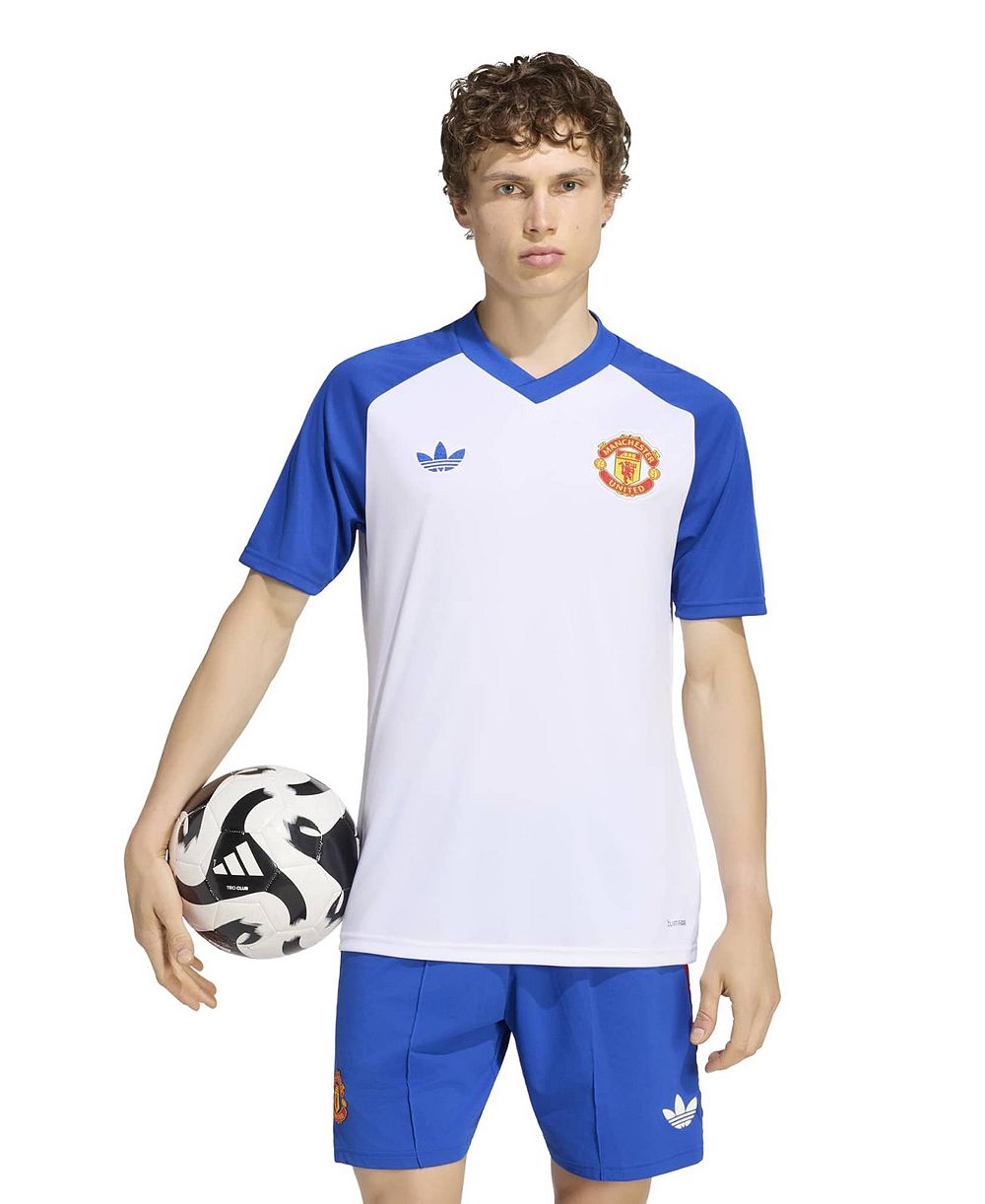adidas Men's White Manchester United 2026/27 Away Pre-Match Jersey