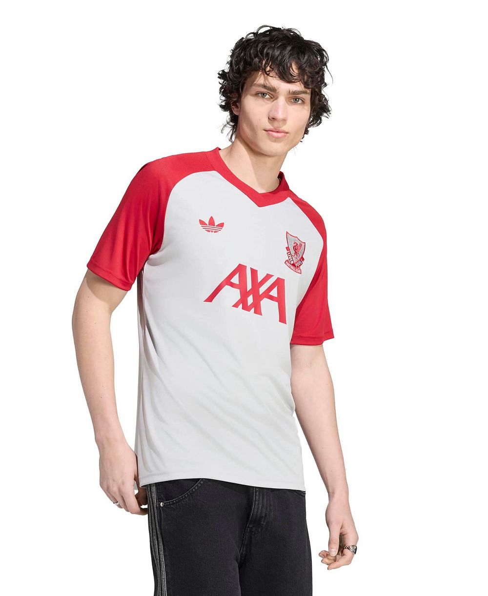 adidas Men's Gray/Red Liverpool 2026/27 Away Pre-Match Jersey