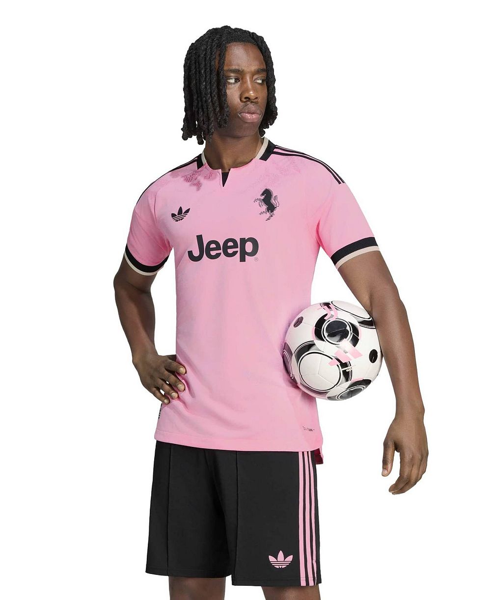 adidas Men's Pink Juventus 2026/27 Away On-Field Authentic Jersey