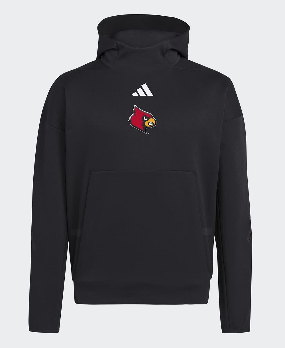 Мужской худи adidas Louisville Cardinals, черный, Z.N.E