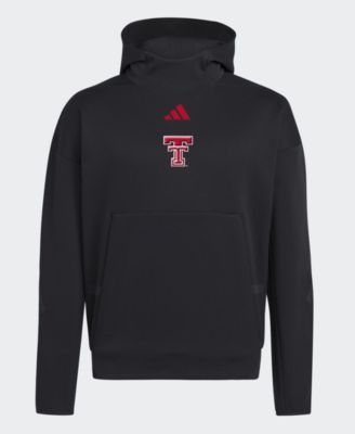 Adidas Мужской черный худи Texas Tech Red Raiders Z.N.E