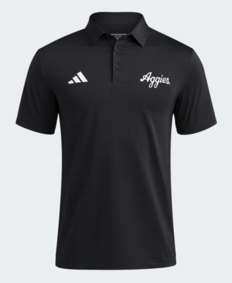 Мужская рубашка-поло adidas Black Texas A M Aggies Ultimate 365 Solid