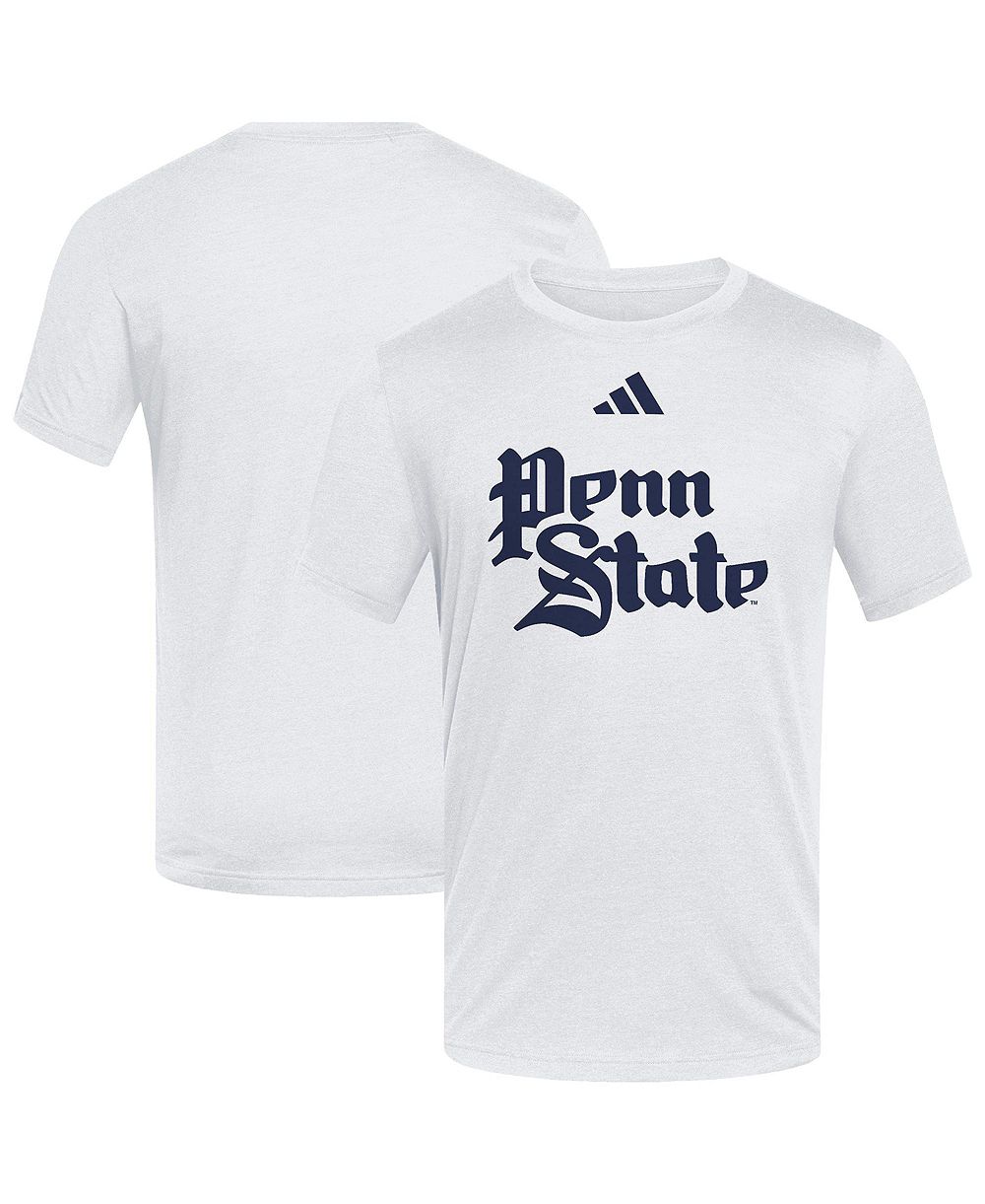 adidas мужская футболка Vault Blend в цветах Penn State Nittany Lions, белая