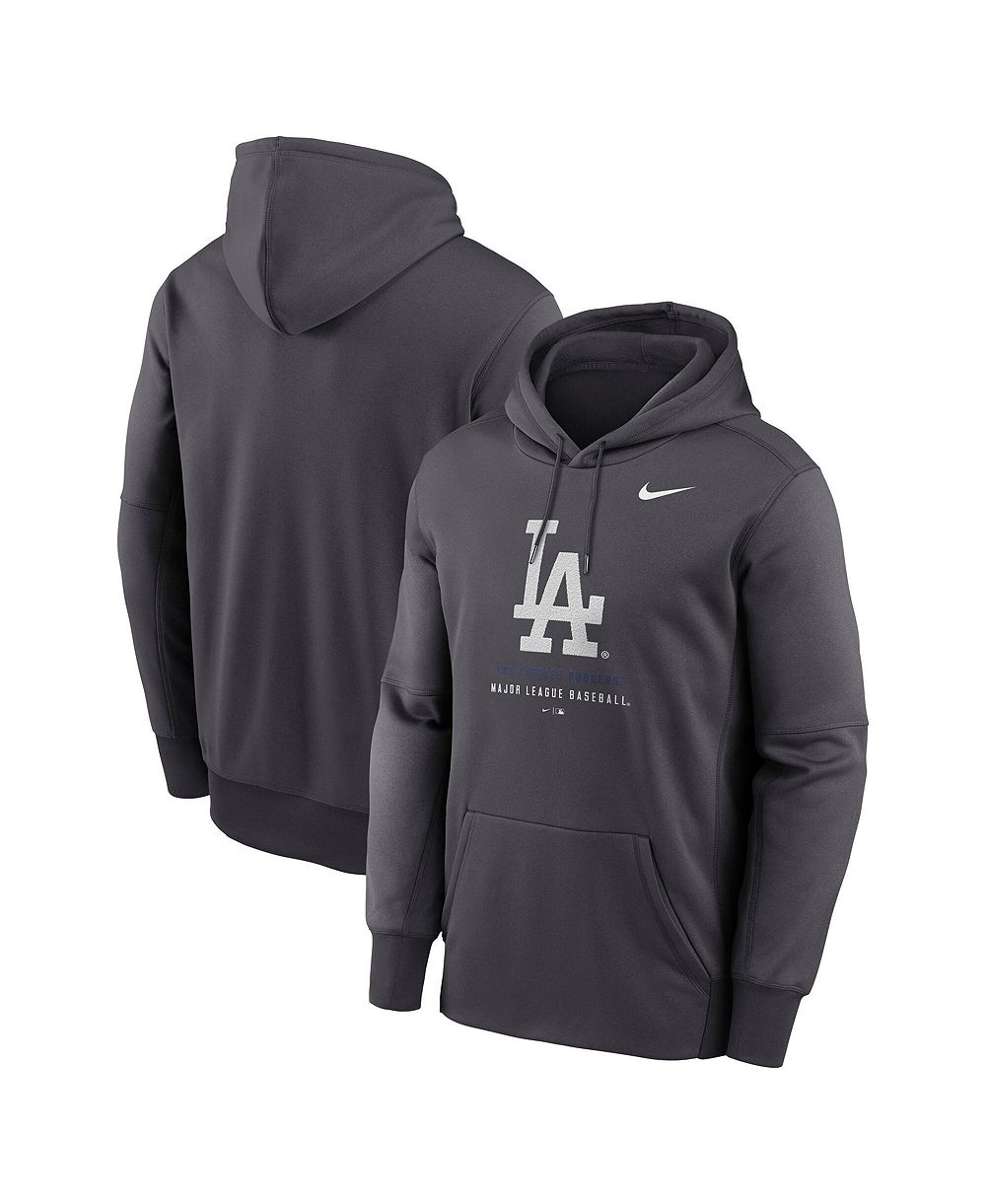 Мужская толстовка Nike Anthracite Los Angeles Dodgers Therma-FIT