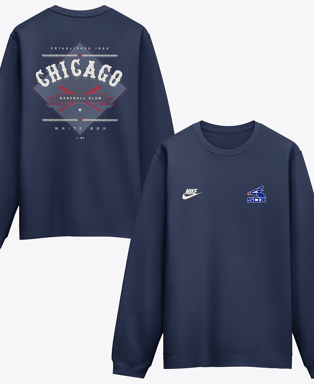 Nike Men's Navy Chicago White Sox Cooperstown Diamond Sweatshirt