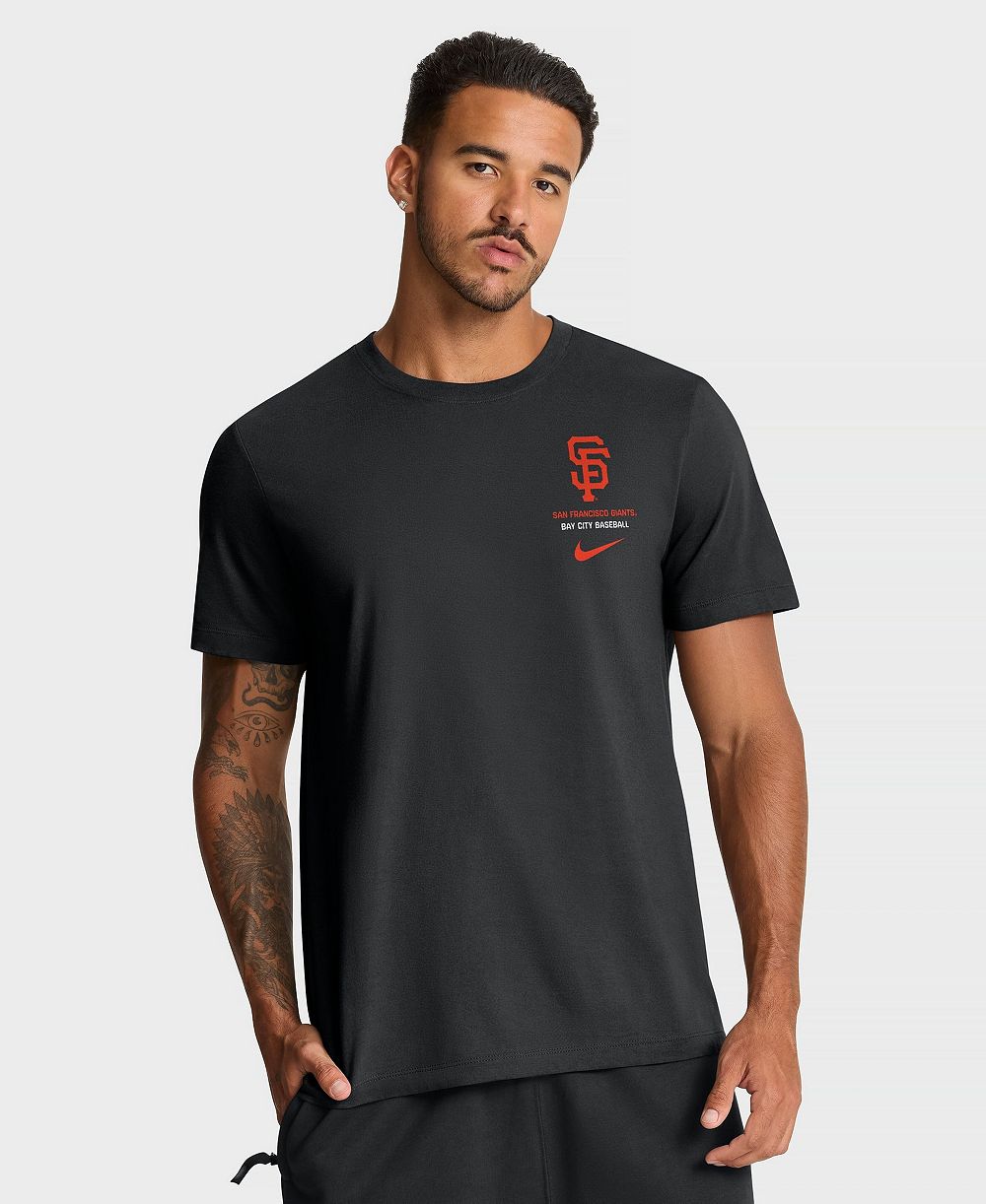 Nike мужская черная футболка с принтом San Francisco Giants Primetime Inning