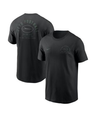 Nike Men's Black New York Jets Split Logo T-Shirt