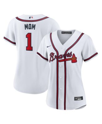 Nike женская реплика домашней джерси Atlanta Braves, белая, размер 1 Mom