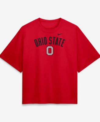 Nike женская футболка с логотипом Ohio State Buckeyes,scarlet