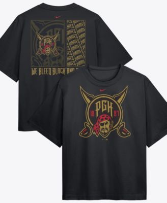 Nike женская футболка оверсайз с расслабленным силуэтом Black Pittsburgh Pirates Premium Essentials