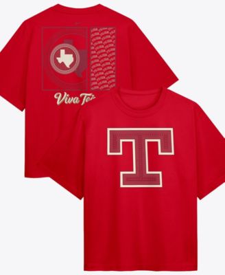 Женская футболка Nike «Texas Rangers Premium Essentials» красного цвета свободного кроя