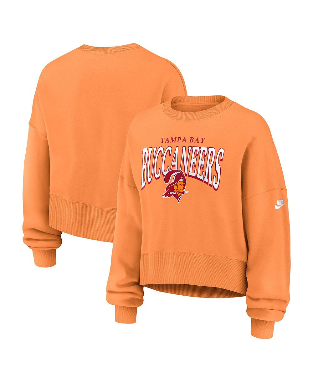 Nike женский свитшот из флиса Phoenix Oversized цвета оранжевый Tampa Bay Buccaneers