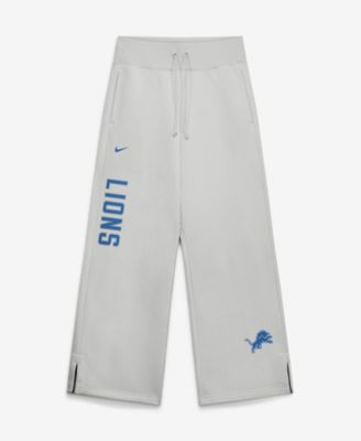 Женские широкие спортивные штаны Nike Women's Gray Detroit Lions Primetime Phoenix Fleece Wide-Leg Sweatpants