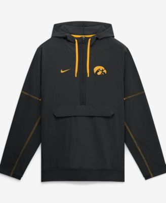 Nike мужское худи с капюшоном на молнии до половины, черное, Iowa Hawkeyes 2026