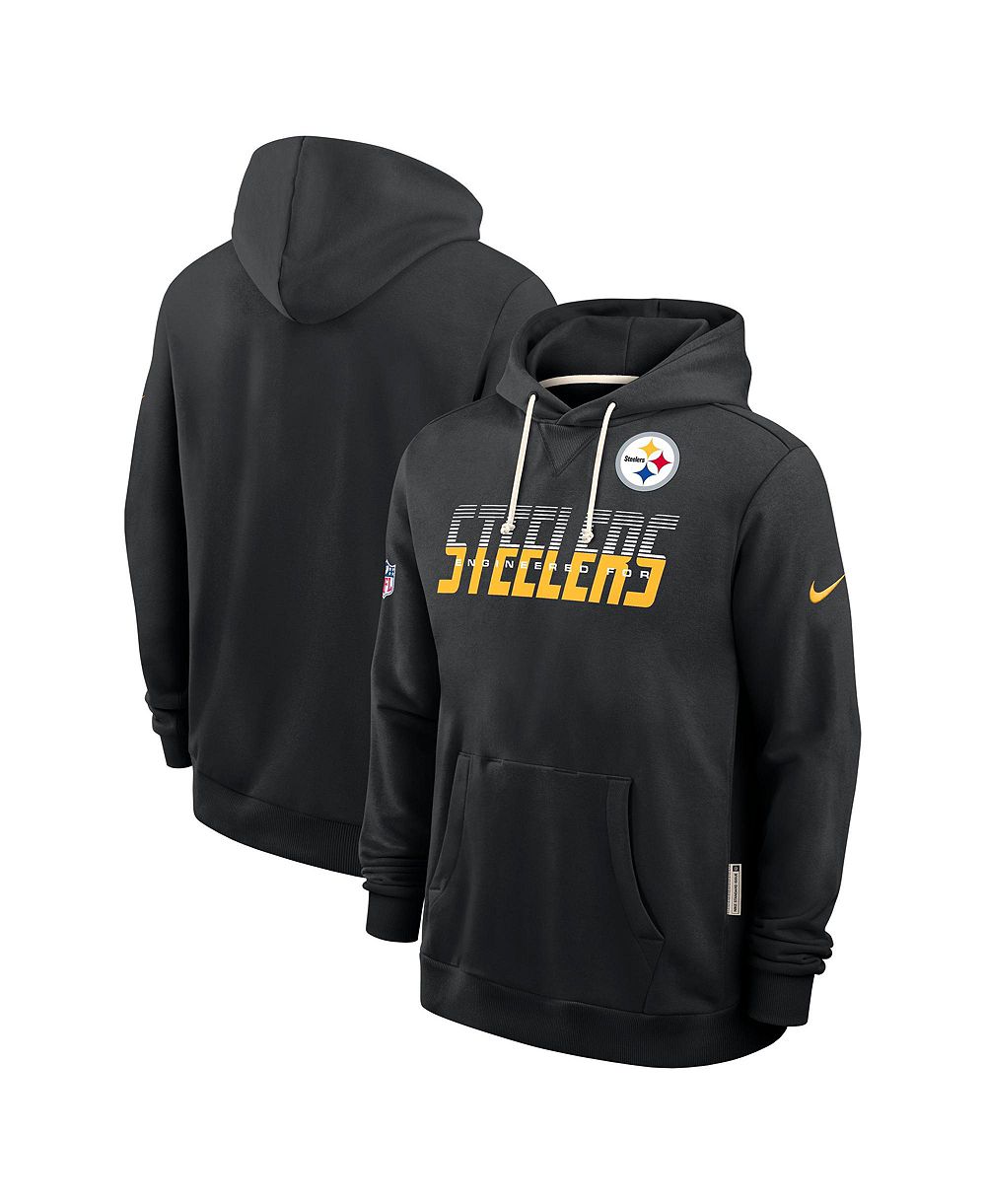 Nike мужская черная худи Dri-FIT Pittsburgh Steelers Sideline Standard Issue Top Prospect