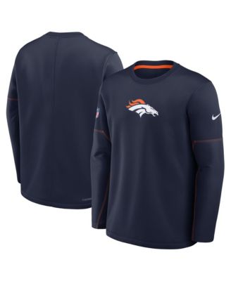 Мужской потайной свитшор Nike Denver Broncos Sideline Coaches из материала Therma-FIT