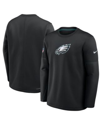 Мужская толстовка Nike Black Philadelphia Eagles Sideline Coaches Team Present Therma-FIT