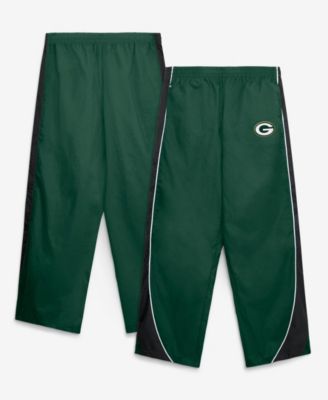 Fanatics женские нейлоновые брюки с логотипом команды Green Bay Packers, цвета зеленый/черный, с надписью на спине