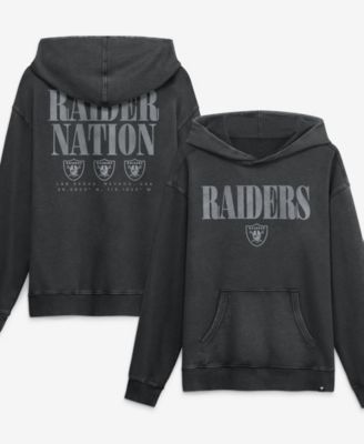 Мужской худи Fanatics Black Las Vegas Raiders Relaxed Intense Rivalry French Terry