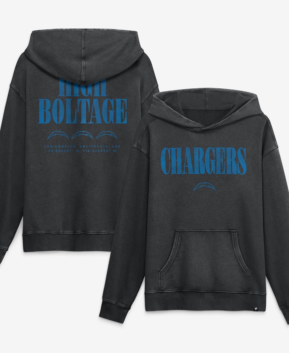 Fanatics мужской черный худи из французской махры Los Angeles Chargers Relaxed Intense Rivalry