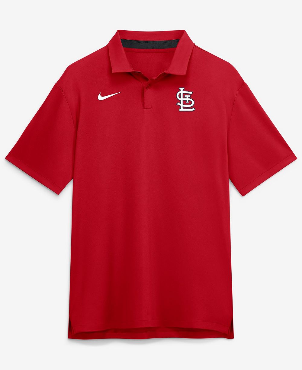 Nike Мужская поло-рубашка Red St. Louis Cardinals Tour Dri-FIT