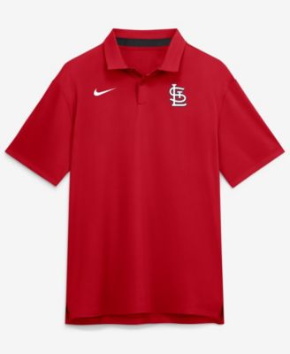 Nike Men's Red St. Louis Cardinals Tour Dri-FIT Polo Shirt