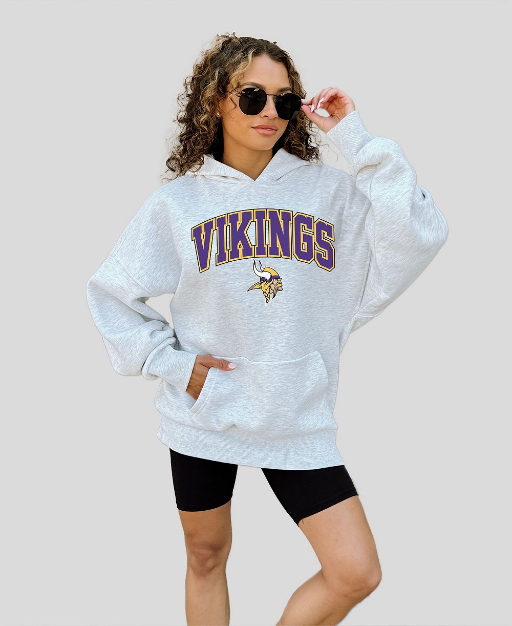 Женская премиальная толстовка Gameday Couture Minnesota Vikings Fan Edition, цвет Ash