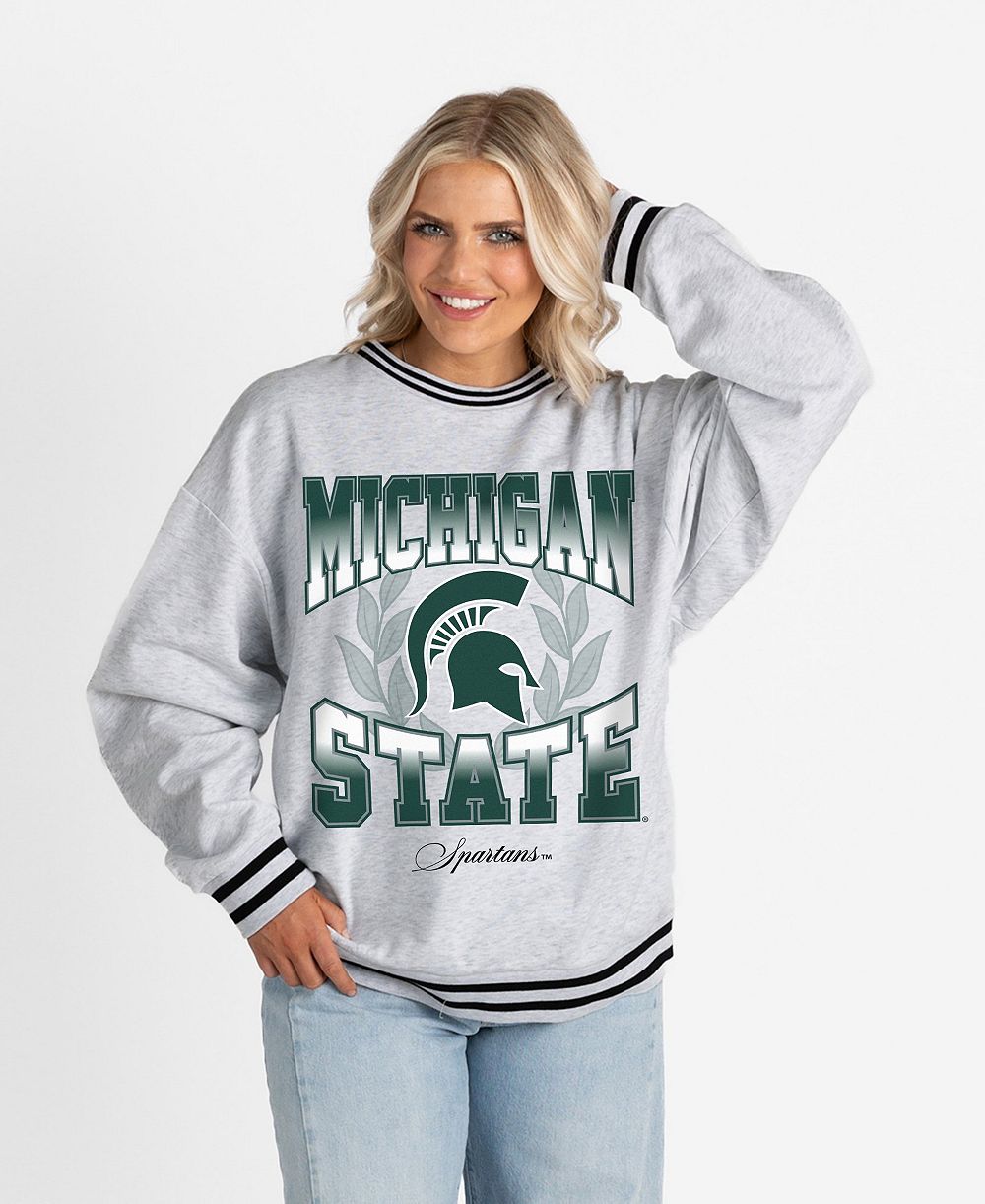 Женская оверсайз футболка Gameday Couture с принтом Michigan State Spartans