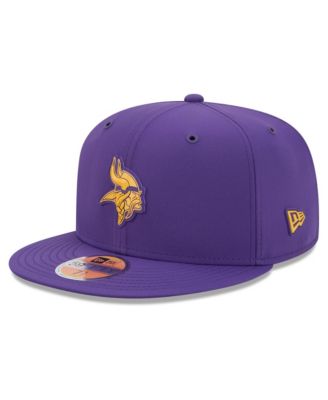 New Era Мужской фиолетовый Миннесота Викинги 2026 боковая линия 59FIFTY fitted шляпа