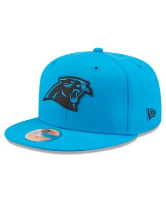 New Era Мужская синяя кепка Carolina Panthers 2026 Sideline 59FIFTY с подогнанным размером