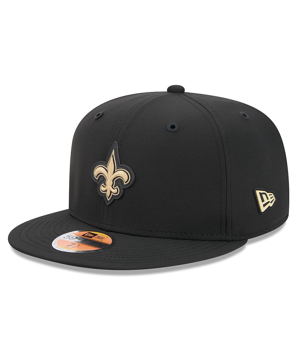New Era мужская fitted кепка 59FIFTY 2026 Sideline, черный цвет, Нью-Орлеан Сэйнтс