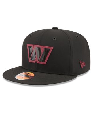 New Era мужская черная fitted-кепка Washington Commanders 2026 Sideline 59FIFTY