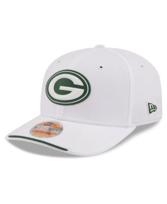 Мужская регулируемая кепка New Era 9SEVENTY белого цвета Green Bay Packers 2026 Sideline