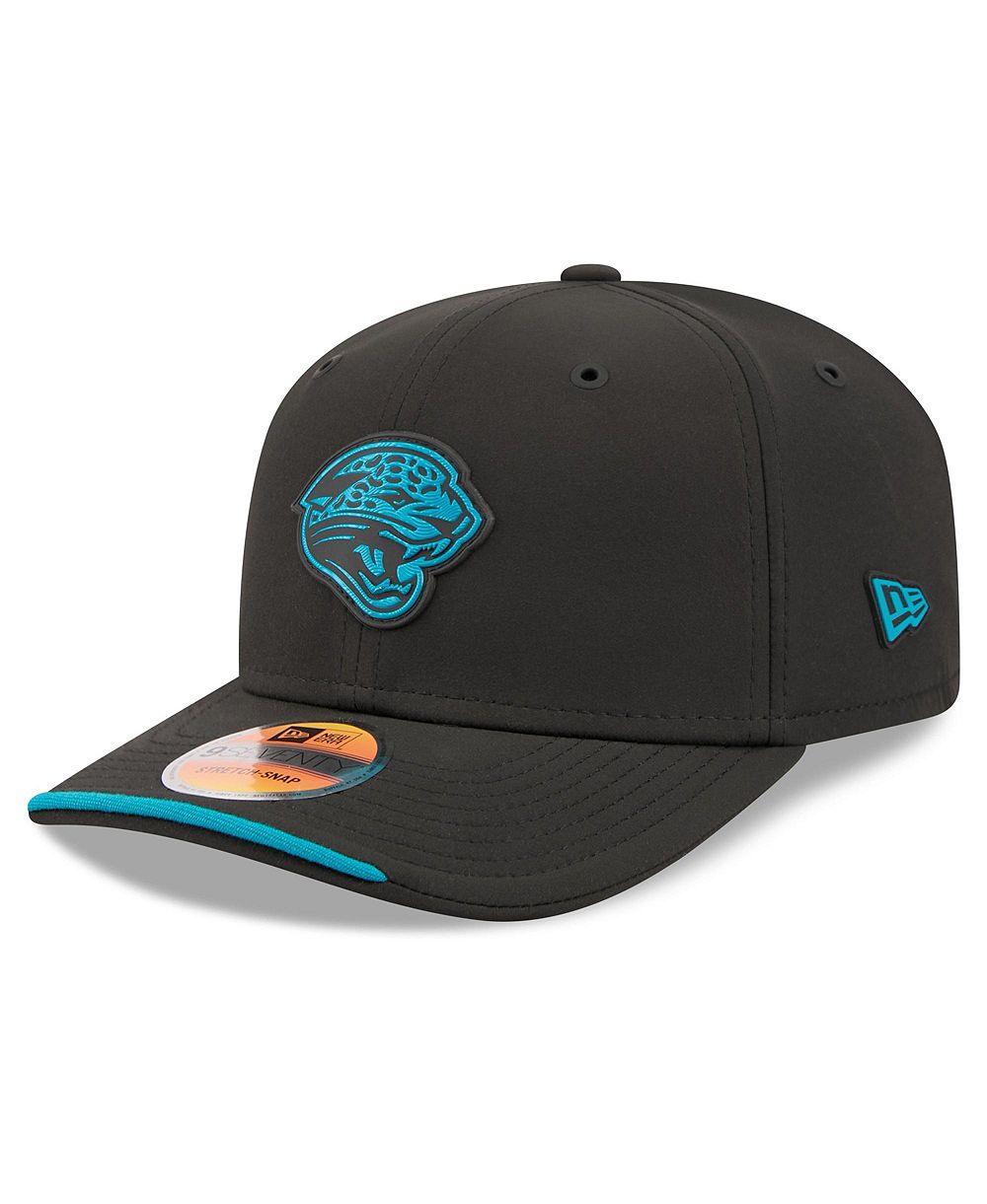 Мужская кепка New Era Black Jacksonville Jaguars 2026 Sideline Throwback 9SEVENTY регулируемая
