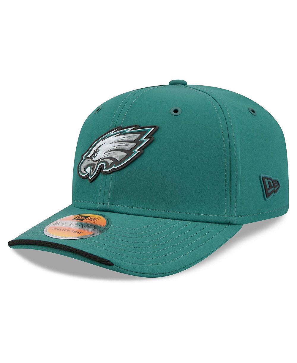 Мужская кепка New Era Midnight Green Philadelphia Eagles 2026 Sideline 9SEVENTY Adjustable
