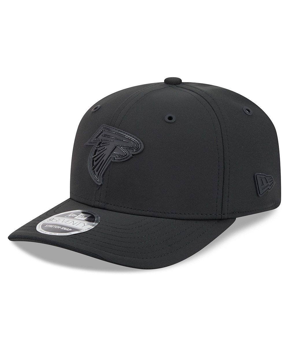 Мужская бейсболка New Era Atlanta Falcons 2026 Sideline 9SEVENTY с регулируемым козырьком, черная