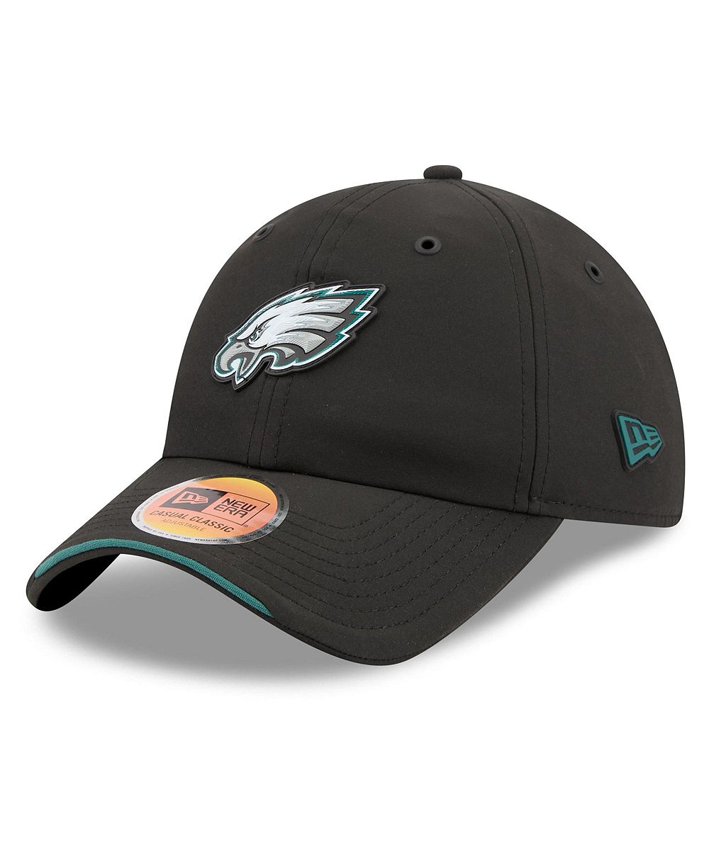 New Era мужская черная регулируемая бейсболка Philadelphia Eagles 2026 Sideline Casual Classic