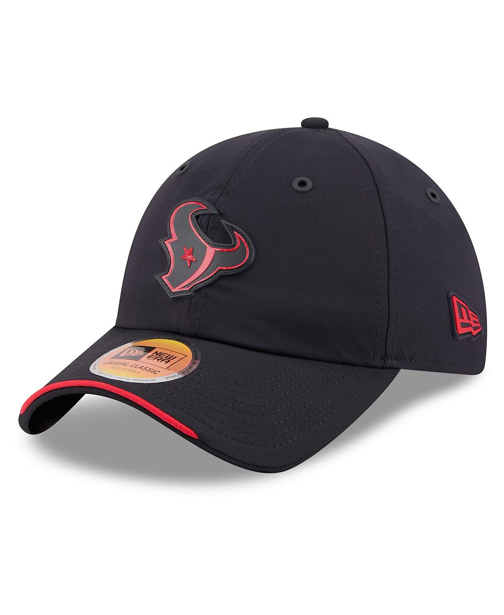 New Era мужская темно-синяя регулируемая кепка Houston Texans 2026 Sideline Casual Classic