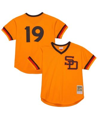 Мужская сетчатая бейсбольная джерси Mitchell & Ness Tony Gwynn Gold San Diego Padres Big Tall Cooperstown