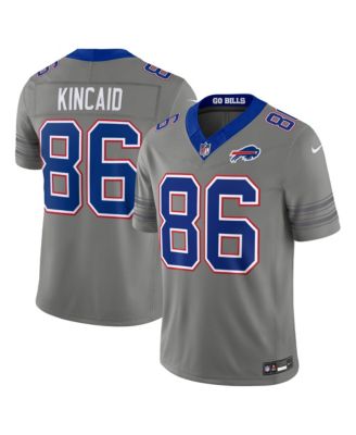 Nike мужская ограниченная версия джерси Nickel City Vapor F.U.S.E. с вышивкой Gray Buffalo Bills Dalton Kincaid