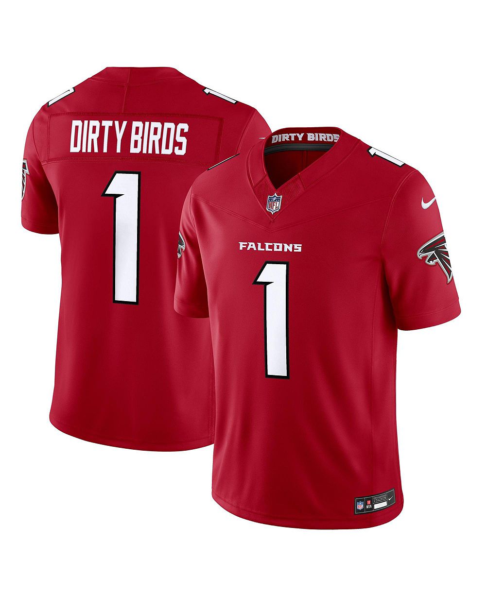 Nike мужская ограниченная версия джерси Atlanta Falcons Team Vapor F.U.S.E. с вышивкой, цвет красный, Dirty Birds