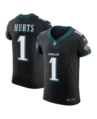 Nike Men's Jalen Hurts Black Philadelphia Eagles Alternate Vapor F.U.S.E. Elite Jersey