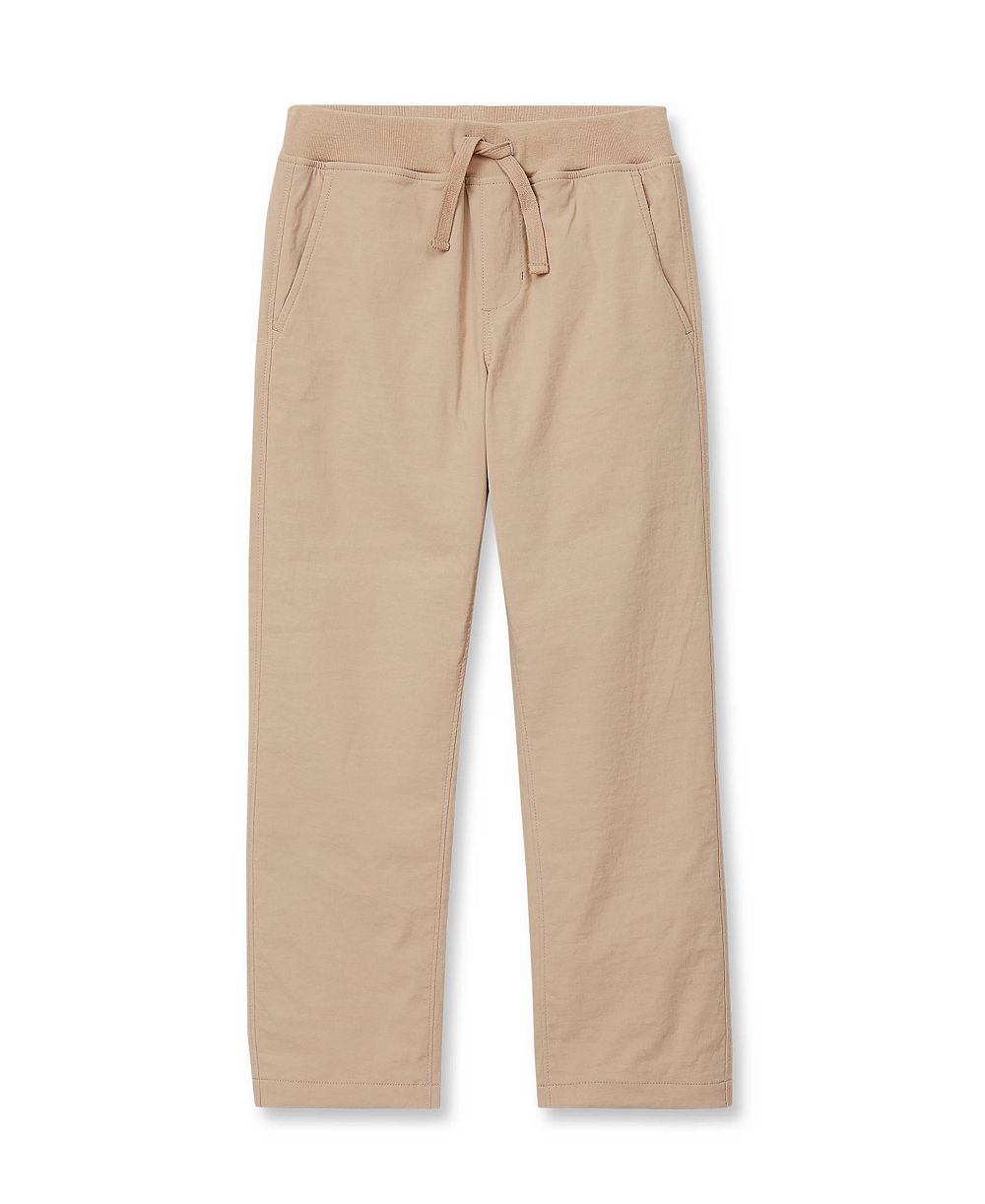 Мужские брюки Lands' End Boys Husky Iron Knee Stretch Jersey Lined Pull On